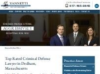 Website Screenshot Yannetti Criminal Defense Law Firm