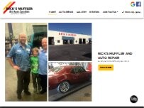 Website Screenshot Rick's Muffler and Auto Repair