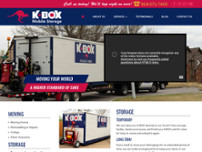 K-Box Mobile Storage website screenshot