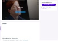 Website Screenshot Camille S. Calderwood, MD