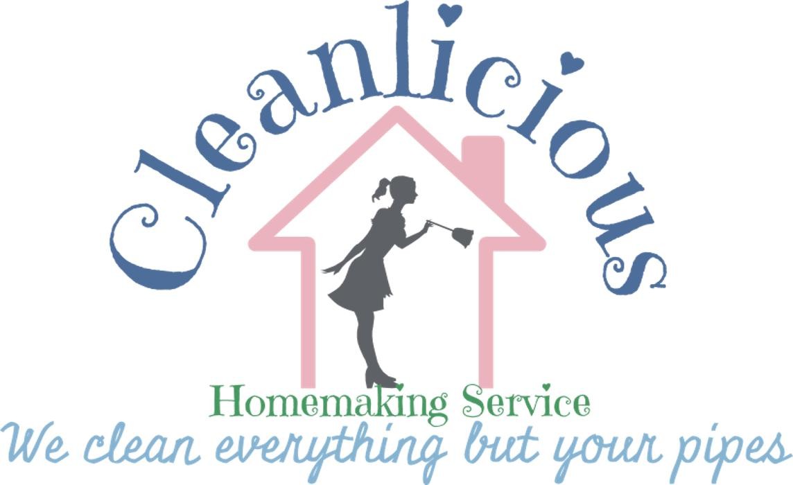 Cleanlicious Cleaning Service Logo