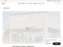 Website Screenshot Nike Factory Store - Petaluma