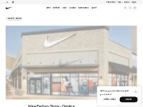 Website Screenshot Nike Factory Store - Omaha