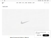 Website Screenshot Nike Community Store - Detroit