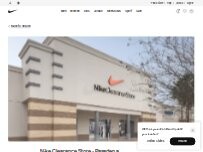 Website Screenshot Nike Clearance Store - Pasadena