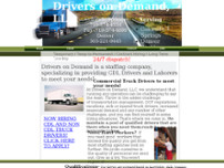 Drivers on Demand, LLC website screenshot