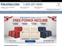 Screenshot for https://4seating.com/