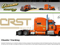 Screenshot for http://olandertrucking.com