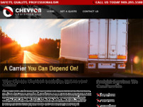 CHEVYON LOGISTICS, LLC website screenshot