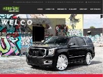 Website Screenshot #Chrome Wheels & Tires