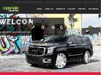 Website Screenshot #Chrome Wheels & Tires
