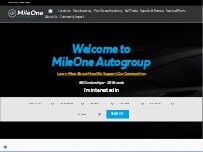 Website Screenshot MileOne Autogroup