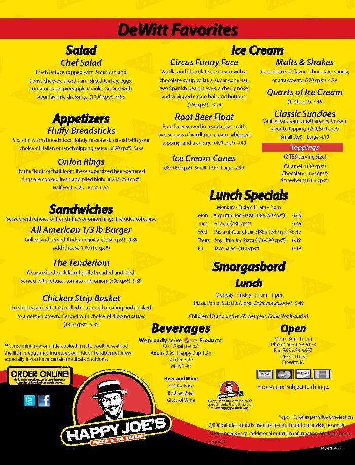 Images Happy Joe's Pizza & Ice Cream - DeWitt