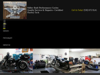 Miller Built Performance Cycles website screenshot