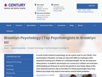 Brooklyn Psychology Specialists website screenshot