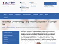 Brooklyn Gynecologists website screenshot