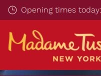 Website Screenshot Madame Tussauds New York