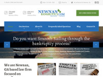 Newnan Bankruptcy website screenshot