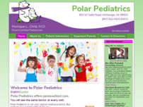 Screenshot for https://www.polarpediatrics.com