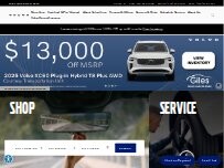 Website Screenshot Giles Volvo Cars El Paso