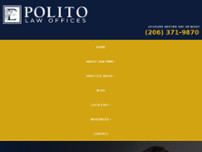 Polito Law Offices website screenshot