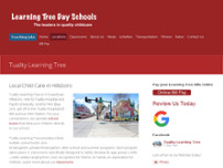Screenshot for https://learningtreeschools.com/locations/tuality-learning-tree/