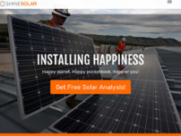 Screenshot for https://www.shinesolar.com