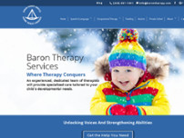 Baron Therapy website screenshot