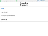 Country Storage of Hesston website screenshot