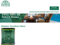 Ultimate Patios website screenshot