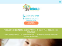 Cibolo Pediatric Dentistry website screenshot