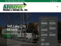 Arrow Moving & Storage Of Utah website screenshot