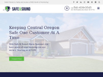 Safe and Sound Alarm Systems website screenshot