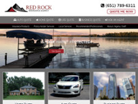 Red Rock Insurance Agency website screenshot