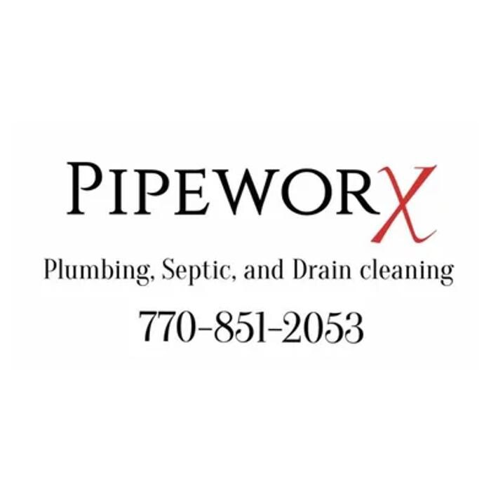 PipeworX Plumbing, Septic, and Drain Cleaning Logo