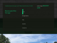 Blacksnake Mini Storage website screenshot