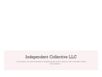Screenshot for https://independent-collective.com/