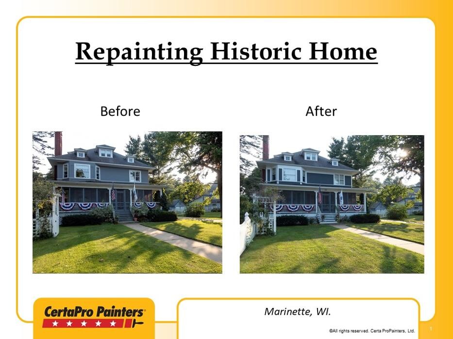 Images CertaPro Painters of NE Wisconsin