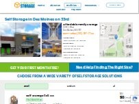 Website Screenshot Affordable Family Storage