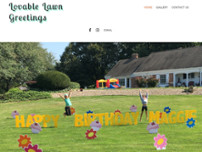 Lovable Lawn Greetings website screenshot