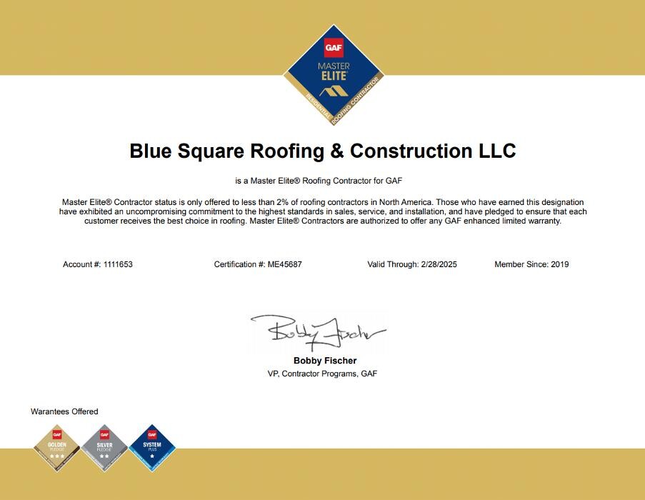 Images Blue Square Roofing & Construction, LLC