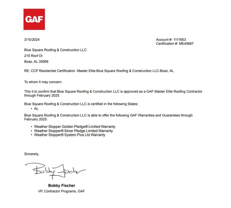 Images Blue Square Roofing & Construction, LLC