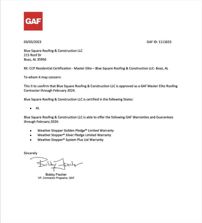 Images Blue Square Roofing & Construction, LLC