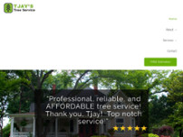 TJays Tree Service website screenshot