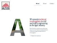 Website Screenshot Altus Forensic