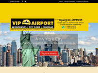 VIP Airport Tours website screenshot