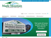 Maple Mountain Insurance Services website screenshot