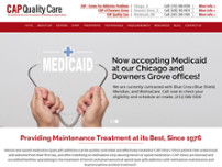 CAP Quality Care website screenshot