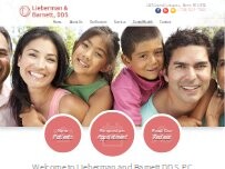 Website Screenshot Lieberman and Barnett, DDS