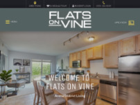 Flats On Vine website screenshot